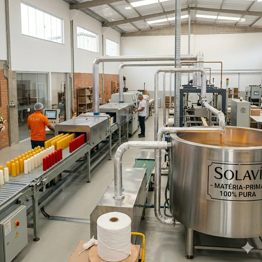 Estrutura industrial da Fábrica SOLAVI
